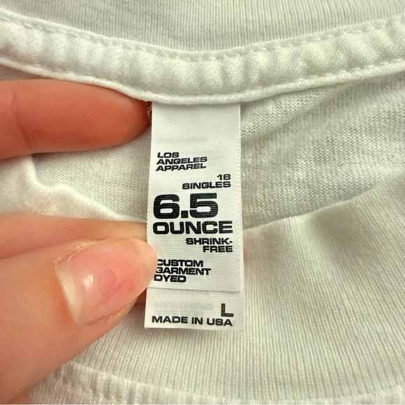 Los Angeles Apparel Anyma T-Shirt - Picture 4 of 5